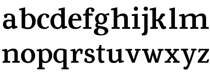 Fowviel Font LOWERCASE