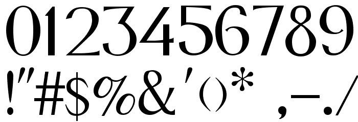 Fox Regular Font OTHER CHARS