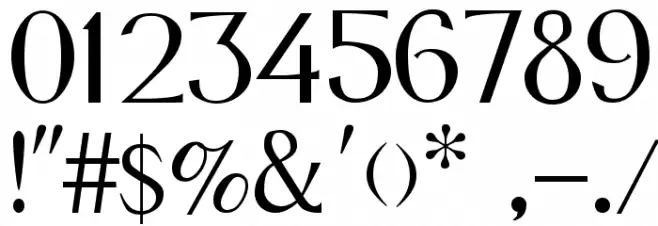 Fox Regular Font OTHER CHARS
