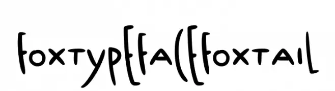 Fox Typeface Fox Tail  Free Fonts Download