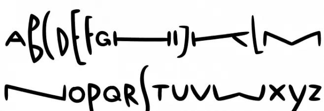 Fox Typeface Fox Tail Fonte MAIÚSCULAS