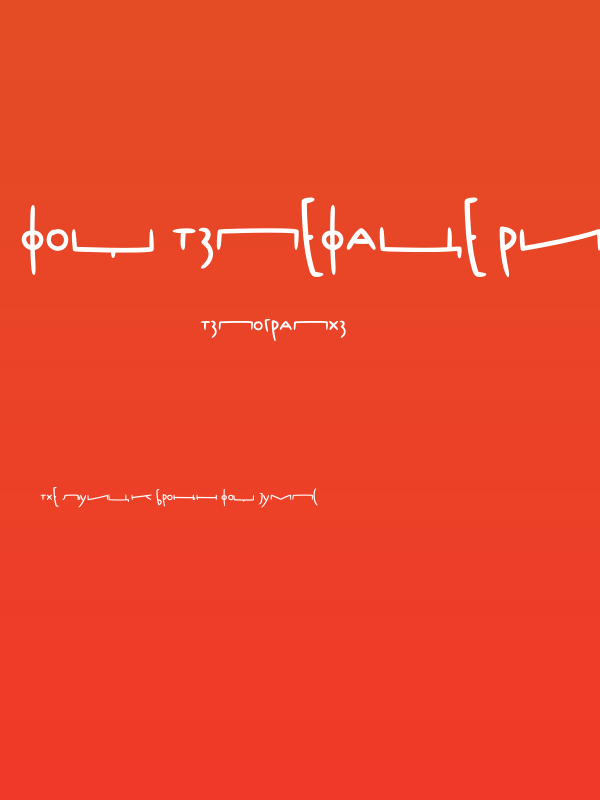 Fox Typeface Ridji Rep Poster