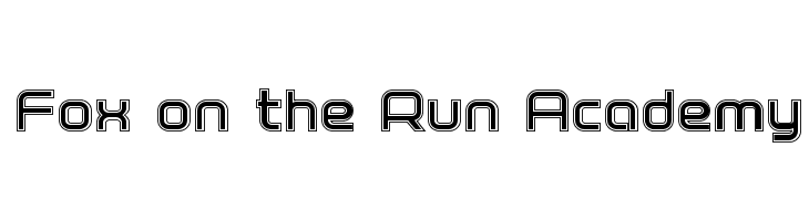 Fox on the Run Academy  Frei Schriftart Herunterladen