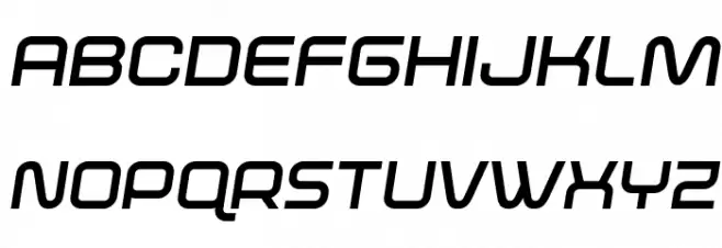 Fox on the Run Bold Semi-Italic Fuentes MAYÚSCULAS