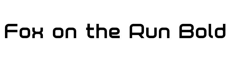 Fox on the Run Bold Font