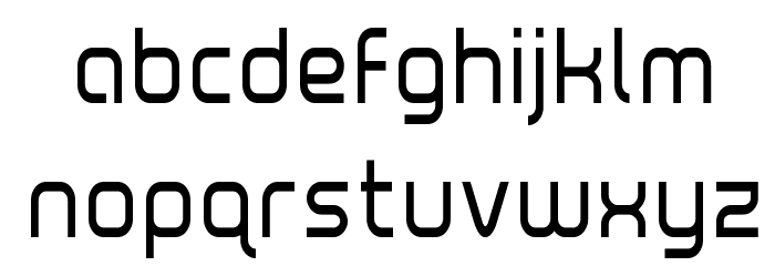 Fox on the Run Condensed Font LOWERCASE