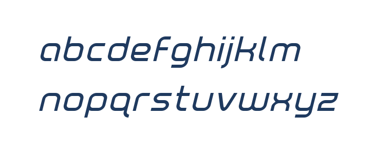 Fox on the Run Italic Lowercase
