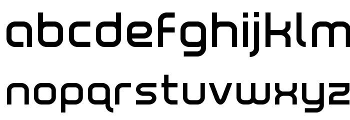 Fox on the Run Semi-Bold Font LOWERCASE