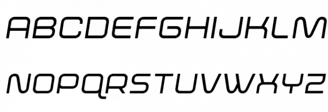 Fox on the Run Semi-Italic Schriftart Groß