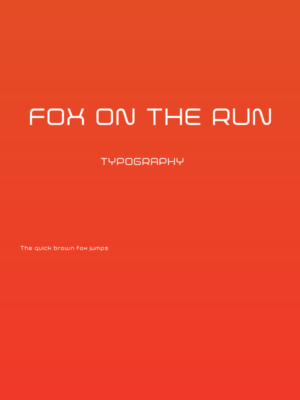 Fox on the Run Poster