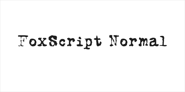 FoxScript Normal Logo