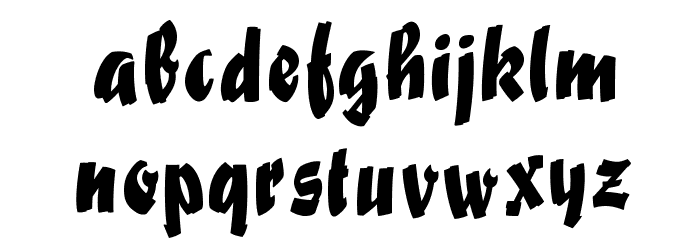 FoxScriptOpti Font LOWERCASE