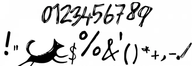 FoxWild Font OTHER CHARS