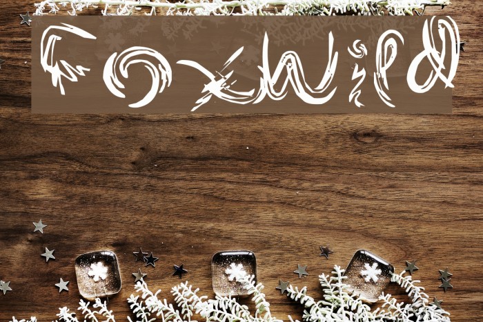 FoxWild Font examples