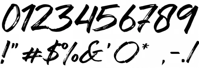 Foxbot Font OTHER CHARS