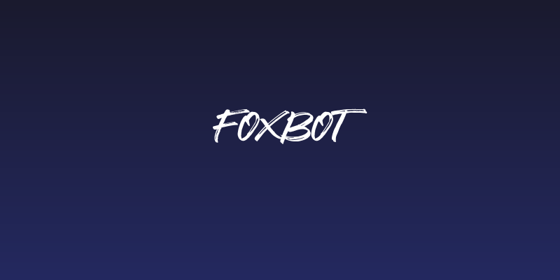 Foxbot Social Header