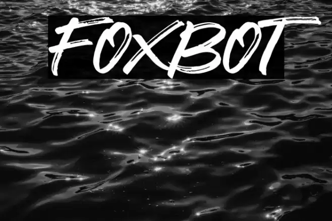 Foxbot Font examples