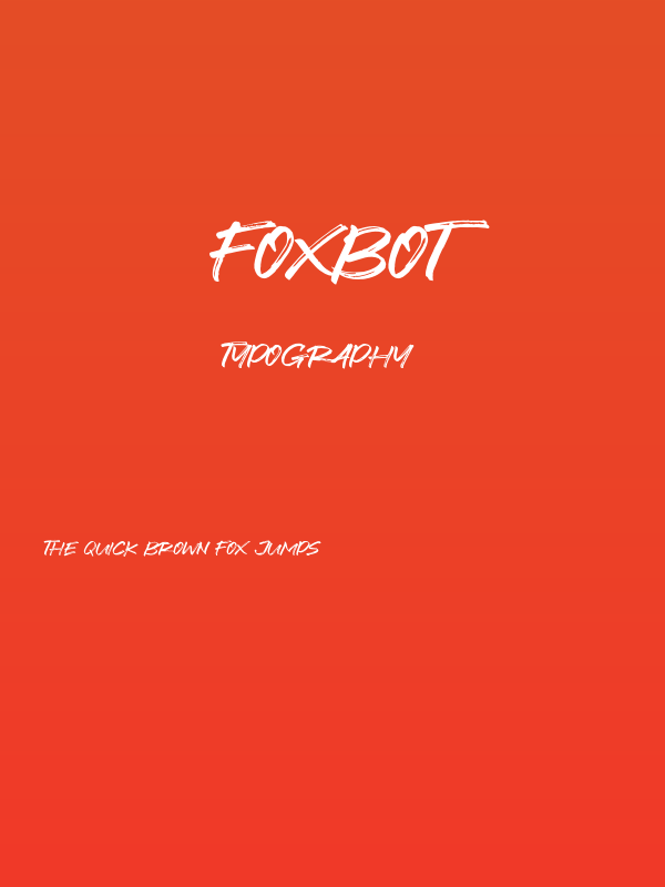 Foxbot Poster