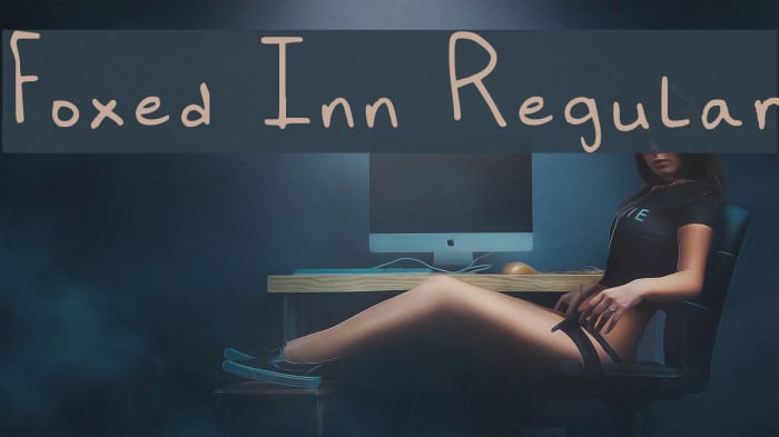 Foxed Inn Regular Font examples