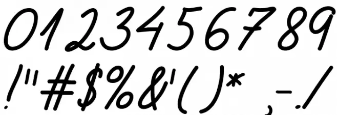 Foxes In Love Font OTHER CHARS