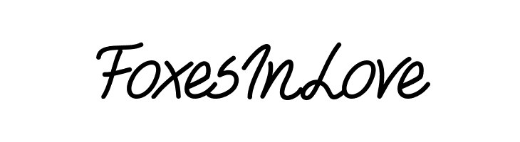 Foxes In Love Font