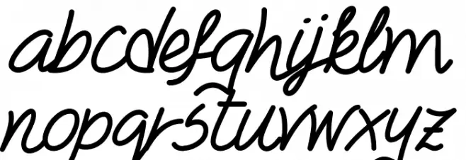 Foxes In Love फ़ॉन्ट लोअरकेस