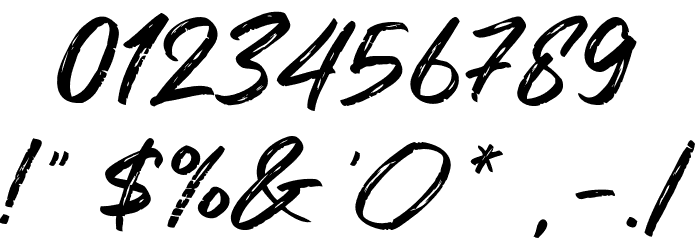 Foxgrab Schriftart Anderer Schreiben