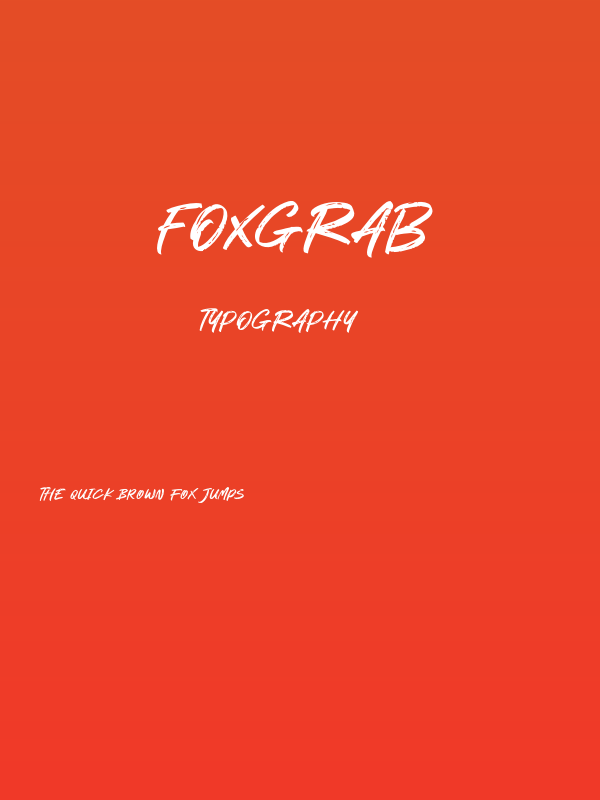 Foxgrab Poster