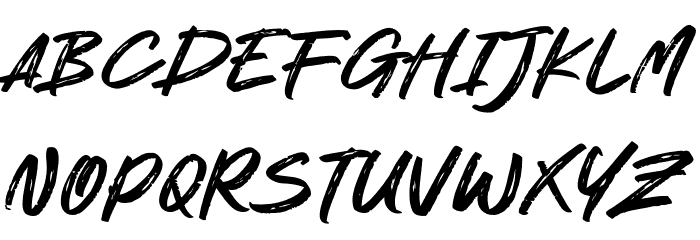 Foxgrab Schriftart Kleinbuchstaben