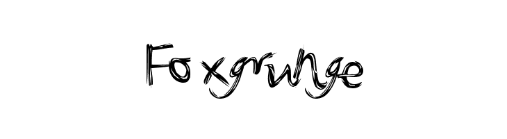 Foxgrunge  免费字体下载