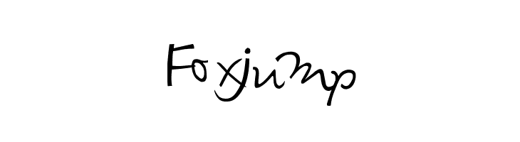 Foxjump Font