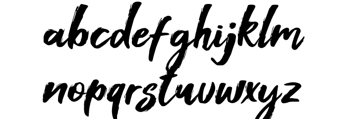 Foxlite Script Font LOWERCASE