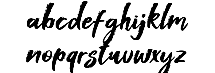 Foxlite Script Font LOWERCASE
