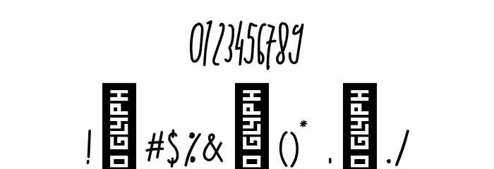 Foxtail Regular Font OTHER CHARS