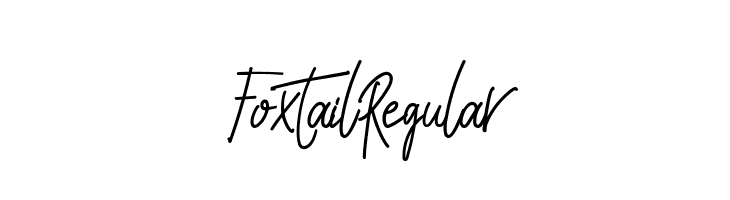 Foxtail Regular  नि: शुल्क फ़ॉन्ट्स डाउनलोड