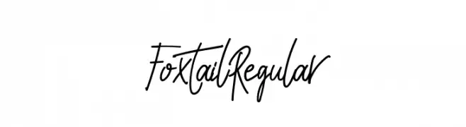 Foxtail Regular  Fuentes Gratis Descargar