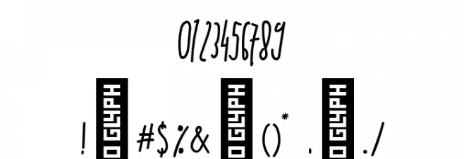Foxtail Regular Font OTHER CHARS