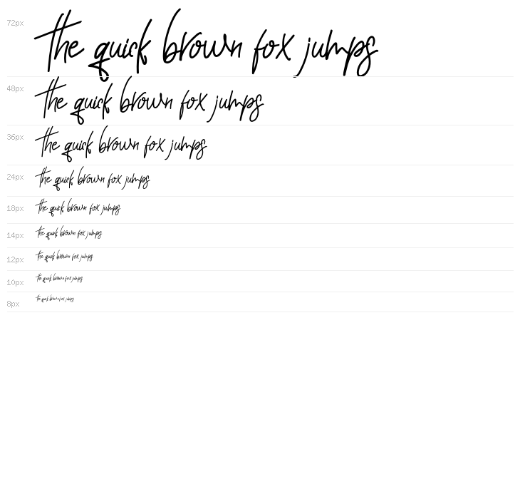 Foxtail Regular Waterfall