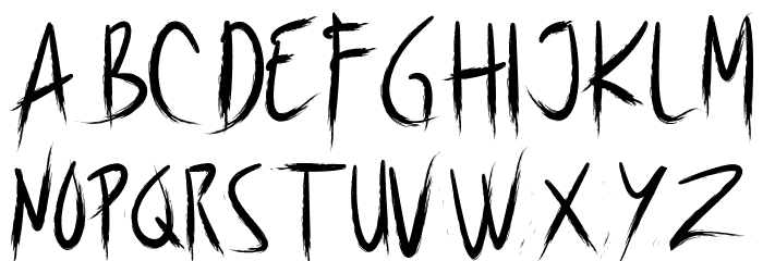 Foxtails Font LOWERCASE