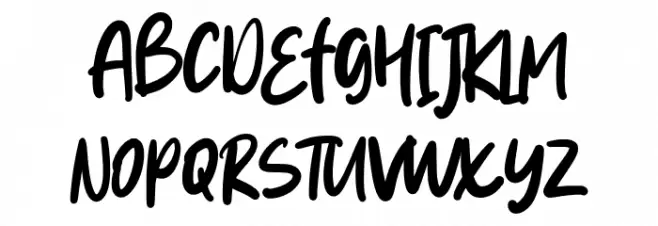 folewer Schriftart Groß