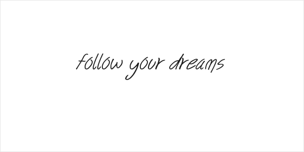 follow your dreams Logo