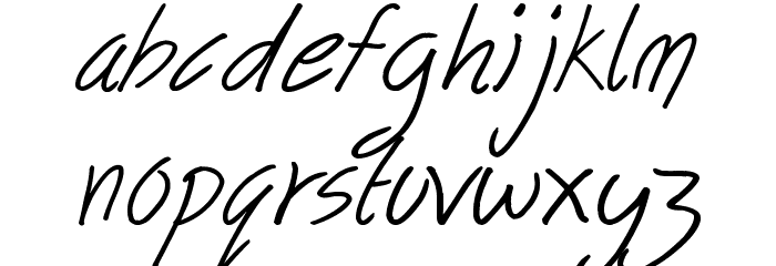 follow your dreams Font LOWERCASE