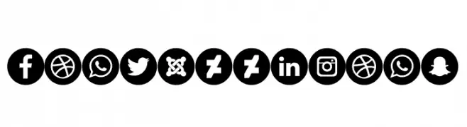font 100 icons  Free Fonts Download