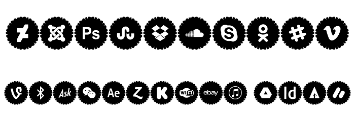 font 120 logos Font OTHER CHARS