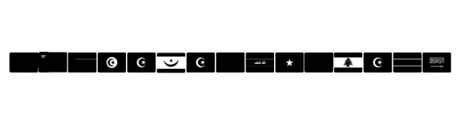 font arabic flags  Fuentes Gratis Descargar