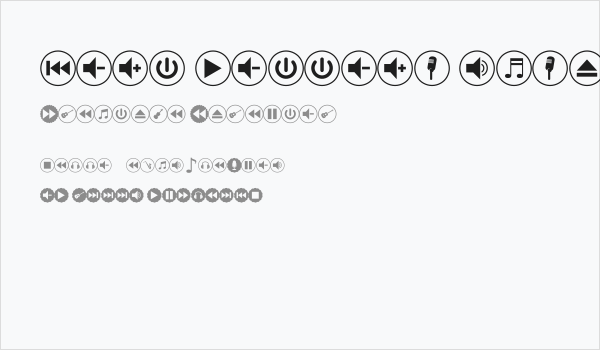 font bottons music pro Business Card