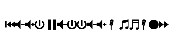 font bottons music  Fuentes Gratis Descargar