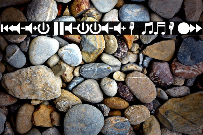 font bottons music Font examples