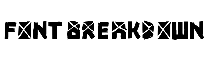 font breakdown  baixar fontes gratis