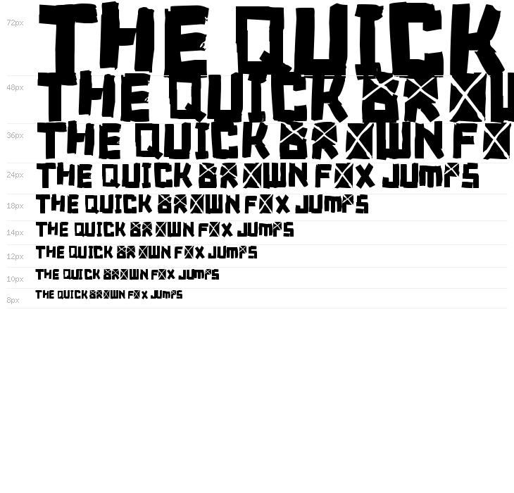 font breakdown Waterfall